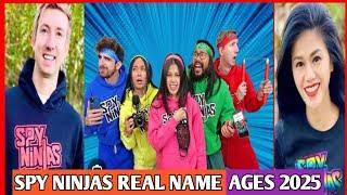 SPY NINJA'S MEMBERS REAL NAME AND AGES 2025 ||