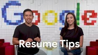 Create Your Resume for Google: Tips and Advice