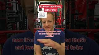 Rosuvastatin Every Other Day? #statin #cholesterol #cardiology
