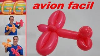 EASY AIRPLANE BALLOON - balloon twisting tutorial - Easy airplane