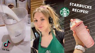 Starbucks barista teaches you how to make your favourite Starbucks drinks (TikTok compilation)