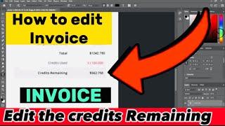 How to Edit Invoice in Photoshop