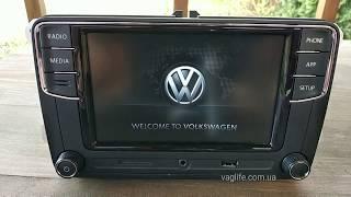 Обзор штатной магнитолы  Volkswagen Desay Rcd 330 plus на русском языке с Carplay 6RD 035 187B