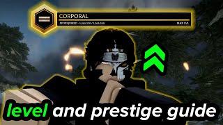 How To Level Up & Prestige *FAST* In ROBLOX Attack On Titan Revolution