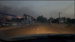 Донецк уничтожен Камаз Центр прилет ракет
