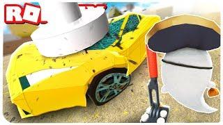 РАЗБИВАЮ ДОРОГИЕ АВТОМОБИЛИ !!! | ROBLOX ПО РУССКИ | | Роблоксер Альберт