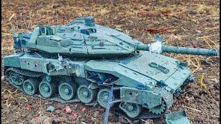 Tank Merkava Mk 4 Barak из пластилина суровые испытания крепыша часть первая