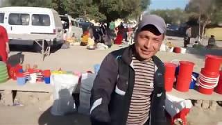 Shovotdagi turkman chegarasidagi o'zbekiston bozori