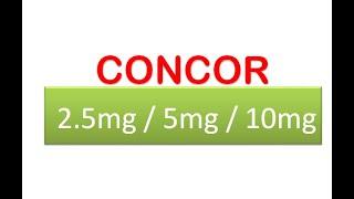 Concor 2.5mg , 5mg , 10mg ( Bisoprolol )