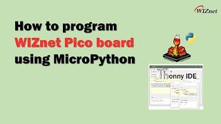 WIZnet & Raspberry Pi Pico / MicroPython Guide / WiFi / Ethernet / LED / Blink / Example /