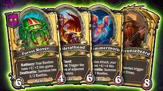 Full GREED Beetle Scaling! | Hearthstone Battlegrounds