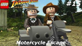 Lego Indiana Jones 100% Walkthrough Part 15 No Commentary Motorcycle Escape