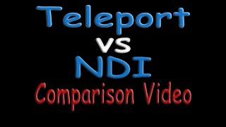 TELEPORT vs NDI - OBS RECORDING/STREAMING FRAMERATE COMPARISON