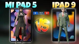 Mi pad 6 vs iPad 9 - 1v1 tdm Challenge | xiaomi Pad 6 PUBG test | iPad 9th Generation PUBG test