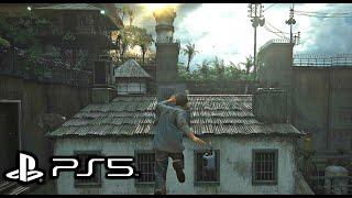 PS5 Gameplay Prison Escape Scene (Uncharted 4 Legacy of Thieves) 4K 60FPS ULTRA HD