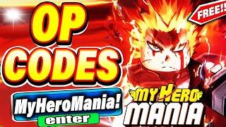 ALL NEW *LEGENDARY SPINS* CODES in MY HERO MANIA CODES! (Roblox My Hero Mania Codes) (2023)