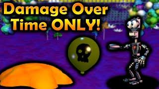 Can you beat FNAF World with ONLY Damage Over Time attacks?