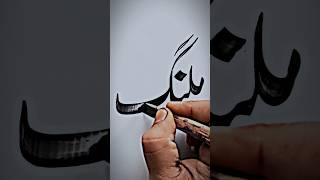 Nastaliq Calligraphy tutorials️. #shorts #viralshorts #viralvideo #please #viral #shortsfeed #plz