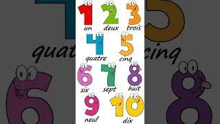 French Numbers Song 1-10 #learnfrench #frenchschool #easyfrench #français