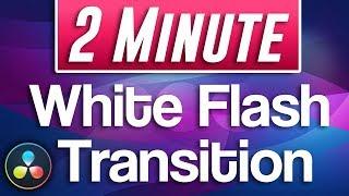 Davinci Resolve : How to Add White Flash Transition (Fast Tutorial)