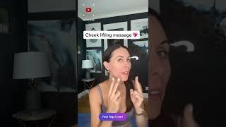 You Must Try This Cheek Lifting Massage!  #faceyogaexpert #faceyoga #cheeklift #cheeks