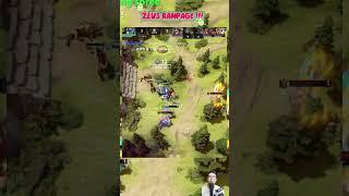  CRAY ZEUS DOTA 2 RAMPAGE !!!  #dota2 #dota2short #SHORTS