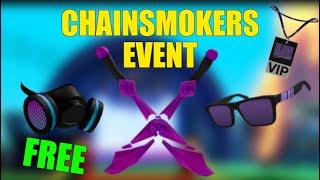 HOW TO GET THE NEW CHAINSMOKERS EVENT PRIZES! [Roblox]