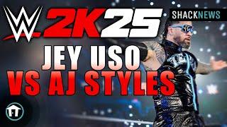 WWE 2K25 - Jey Uso vs AJ Styles (Underground Match)