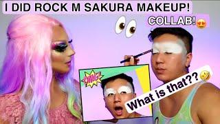 I DID ROCK M SAKURA MAKEUP!   COLLAB