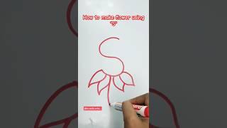 drawing Using letters #shorts #drawing #ytshorts #trending #viralshorts #easydrawing #drawings #yt