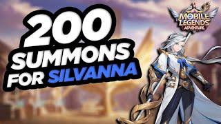 200 Limited Summons for Ascended Silvanna in [Mobile Legends: Adventure]