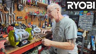 Unboxing a New Ryobi Bench Grinder!