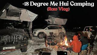 -18 Degrees Me Hui Aapni Snow Camping | ExploreTheUnseen2.0