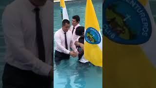 Baptizing  Adventurers  Adventist Youth