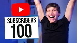 How to Get Your First 100 Subscribers on YouTube in 2024