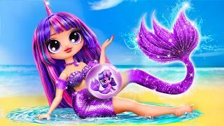 My Little Pony: Twilight Sparkle Becomes a Mermaid! LOL OMG DIYs