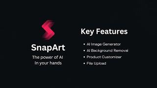 Snapart - Shopify Product Personalizer and AI image generator with Printify Integration