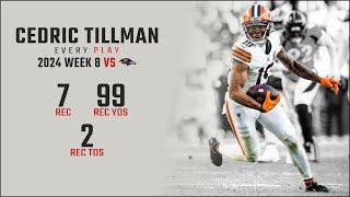 Cedric Tillman Week 8 Replay: Every Target and Catch vs Baltimore Ravens