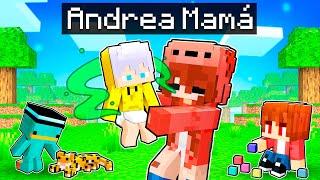 ANDREA se volvió MAMÁ en Minecraft!