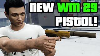 GTA 5 - How To Unlock NEW WM 29 PISTOL - Die Hard Rooftop Event