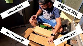 ALMANYA´DAN ALDIĞIMIZ KAMP MALZEMELERİ KUTU AÇILIŞI - Camping Tools - 露營工具