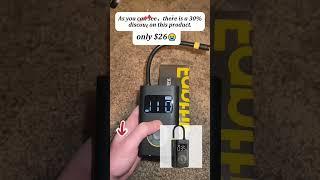 Solve Low Tire Pressure Woes with Portable Inflators #tirepressure