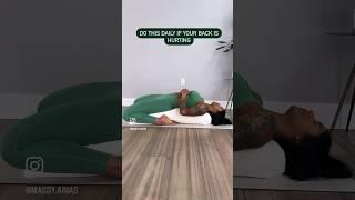 Do this daily for back pain-Stretch with me #mobility #viral #fitness #stretching #backpain #workout