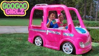 Goo Goo Girlz & Her Barbie Car!