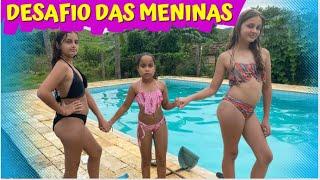 DESAFIO DE PISCINAS // DESAFIO DO JOGO DA VELHA COM ELAS!!!