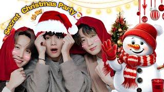 BTS Christmas Party Masti// BTS Funny Hindi dubbed//#youtube #tritakrishna1M #cutelife #bts