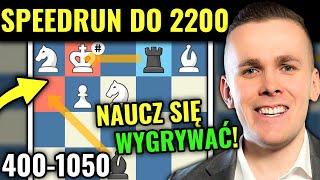 Jak dobrze grać w szachy? Speedrun do 2200 od ZERA  ranking 400-1050 | Michał Kanarkiewicz