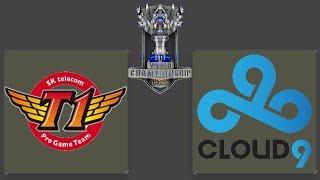 SK Telecom T1 vs Cloud9 | World Championship 2017 | LOL WC 2017 | Group A