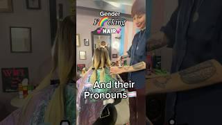 Gender F#ck Hair Chops #hair #lgbtq #shorts
