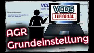 VCDS: AGR Grundeinstellung; Prüfung Abgasrückführung